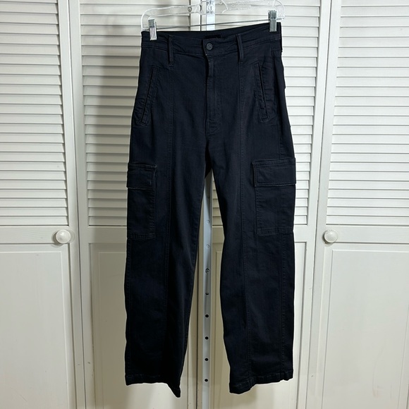 MOTHER The Rambler High Rise Cargo Ankle Jeans in Not Guilty Size 26 - Picture 5 of 16